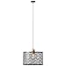 Produktbild Brilliant Lampe Santy Pendelleuchte 1flg schwarz/natur Kunststoff schwarz 1x A60, E27, 52 W