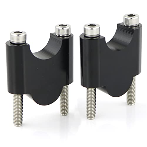 Riser de guidon moto FZ1 FZ6 FZ8 XJR1300 22mm | Fixation rehausseur guidon noir