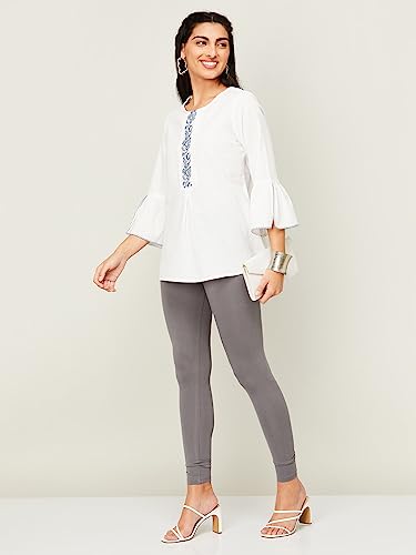 Image of Melange by Lifestyle Women Black Legging