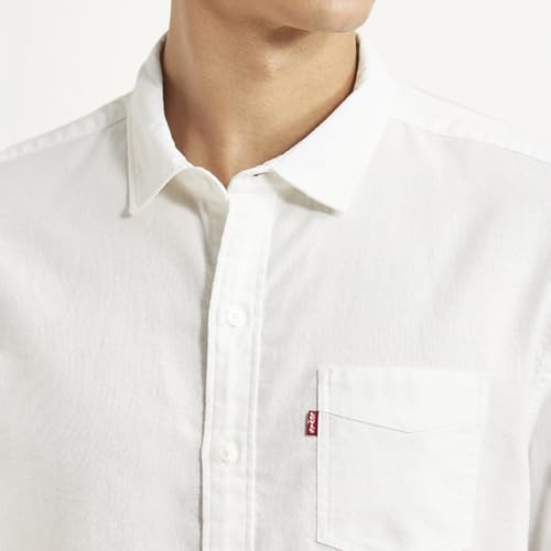 Image of Levi's Men's Cotton Solid Slim Fit Shirt