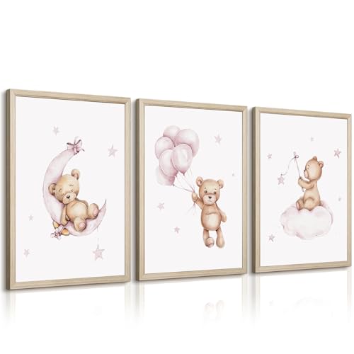 Bear Nursery Wall Art Decor Teddy Bear Wall Art Baby