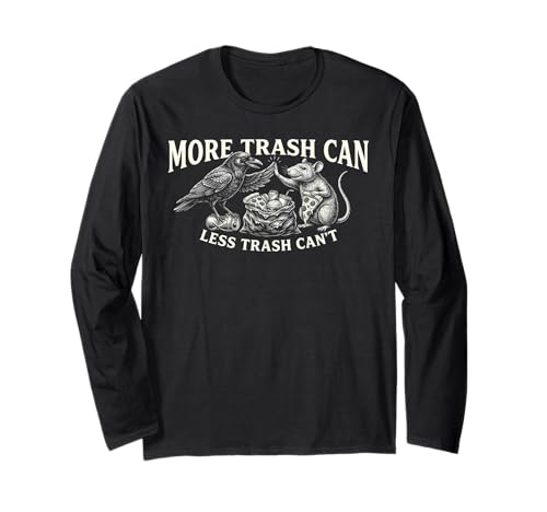 More Trash Can Less Trash Can�ft Funny Raven Possum ����T�V���c