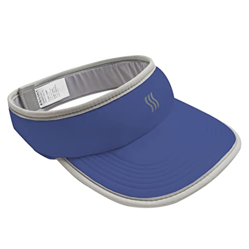 Saaka Lightweight Visor For Men. Premium Packaging. Best For Running, Golf, Tennis & All Sports. Ultra Light & Adjustable. (Navy Blue) #TOP11