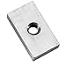 Faspiroty 6Pcs M8 Rectangular Nut Stainless Steel Square Nut Fastener for Furniture Connector Machinery 34x20x4mm