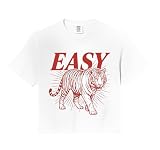 Easy Tiger Walking Vintage Distressed Graphic Comfort Colors Crop Top