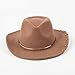 BUBEFSKD Fashion Fedoras Hat For Women With Metal Belt Panamas Magicians Cowboy Costume Roleplay Dress Up Jazzs Hat