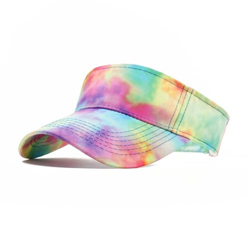 Image of ANDICEQY Sport Sun Visor Hats Adjustable Empty Top Baseball Cap Cotton Ball Caps for Women and Men