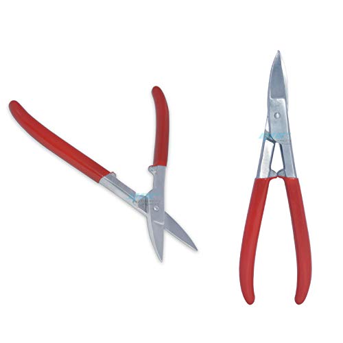 Tin Snips Metal Wire Cutter Iron Plate Wire Cutter Professional High Carbon Steel Sharp Blade Scissors for Cutting Metal Sheets Metal Shears