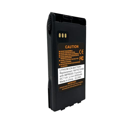 Image of NNTN7335B 3000mAh IMPRES Li-ion Battery for Motorola XTS2500 XTS1500 XTS2250 XTS2000 XTS1000 PR1500 MT1500 Two Way Radio Replace NNTN7335 NTN9858C with Belt Clip
