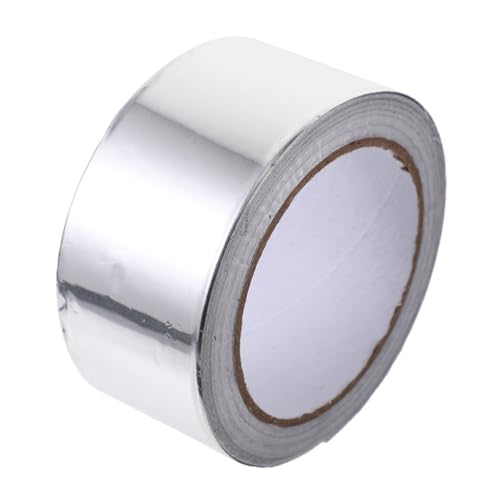 CLISPEED Cinta Aluminio Resistente Altas para Sellado y Reparación de Tuberías Aislante Térmico y Conductivo para Uso Doméstico Industrial