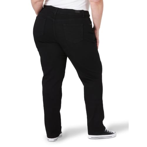 Image of Lee Women's Plus-Size Relaxed Fit Straight-Leg Jean