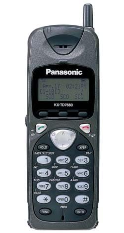 Teléfono inalámbrico Panasonic KX-TD7680 2.4GHz miniatura 2