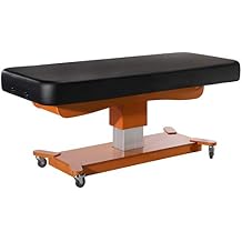 Master Massage Maxking Comfort Elctric Lift Spa Salon Stationary Pedestal Flat Beauty Bed Black