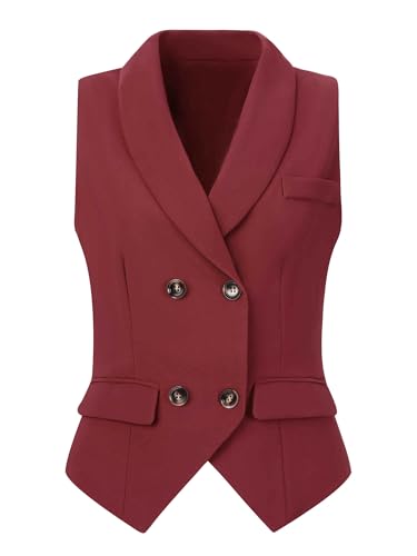 Gilet habillé col à revers et dos nageur Allegra K XL