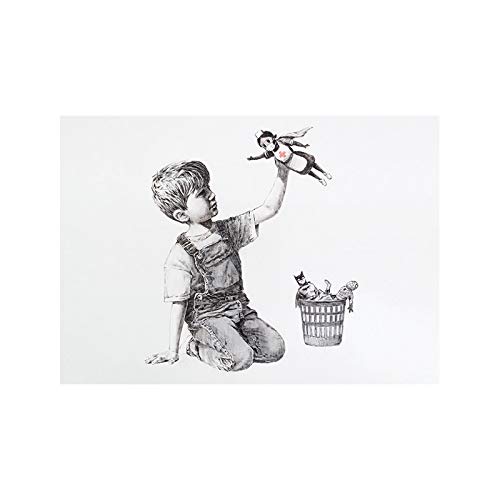 Banksy Game Changer tableau infirmière pour salon et bureau - 2