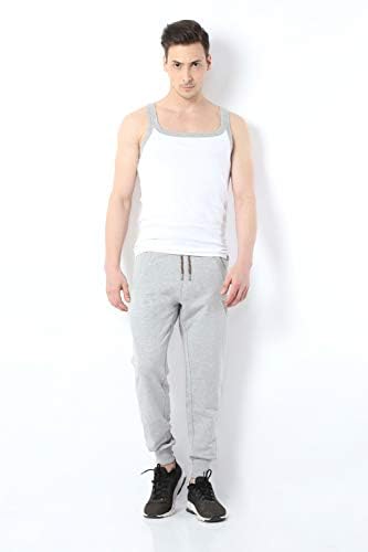 Image of Van Heusen Men's Relaxed Fit Joggers (IHNTK1LK4550044 Grey 2XL)