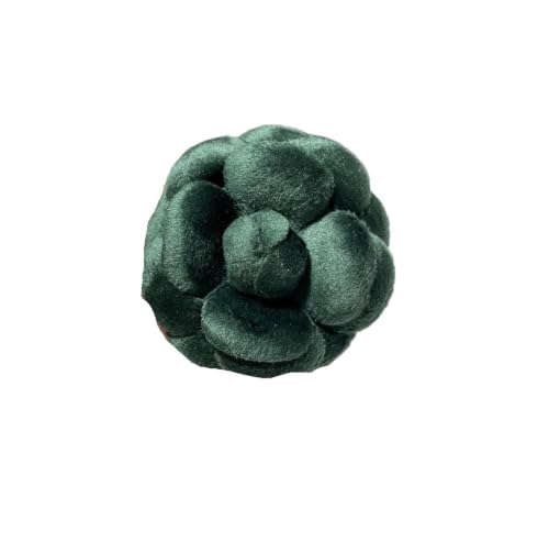Broche fleur en velours 6.1CM pour dissimuler un décolleté ou ajuster une robe