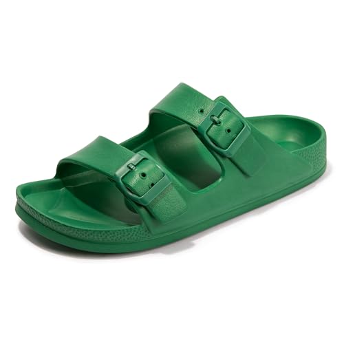 Green and Grey Sandals
