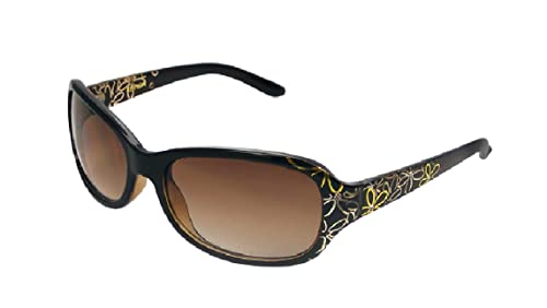 REVLON RVN 46 Floral Summer Fashion Sunglasses, Black
