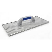 DEWEPRO® WDVS und Porenbeton Schleifbrett - Raspelbrett mit verzinktem Stahlblech-Raspelbelag - 400x180mm - Egalisierungsbrett - Handschleifer
