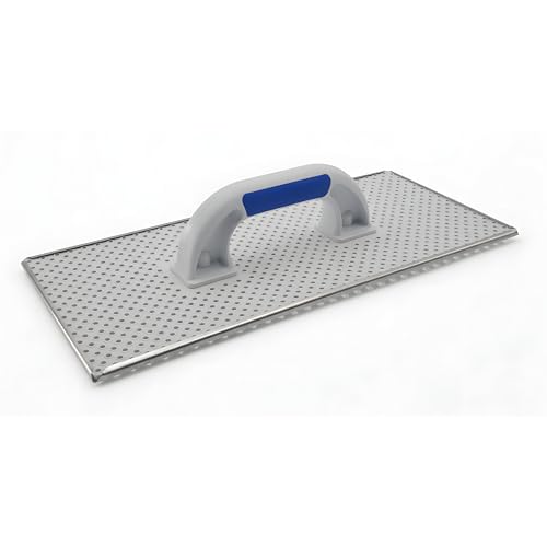 DEWEPRO® WDVS und Porenbeton Schleifbrett - Raspelbrett mit verzinktem Stahlblech-Raspelbelag - 400x180mm - Egalisierungsbrett - Handschleifer