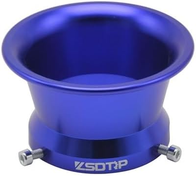 50mm 55mm gaźnik motocyklowy filtr powietrza wiatr puchar róg puchar pasuje do 21mm 24mm 26mm 28mm 30mm 32mm 34mm PE28 PE30 gaźnik (Size : 55mm blue)