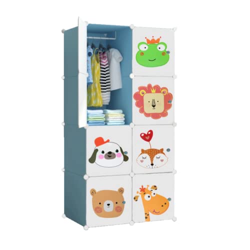 Lista de armarios de bebe super ventas - Genial! 6 XOKOTAKI Armario Modular Infantil, Estantería de Módulos, Ropero para Habitación de Niños, Organizador Modular, Estante de Almacenamiento...