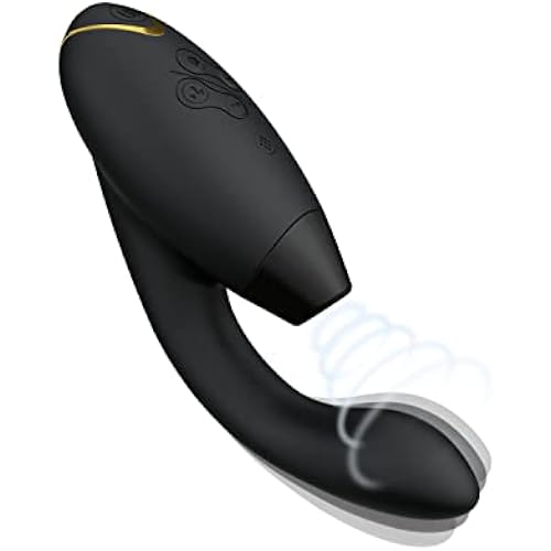 Womanizer Duo 2 Clitoral Sucker Rabbit Vibrator Sex Toy, Dildo, Black