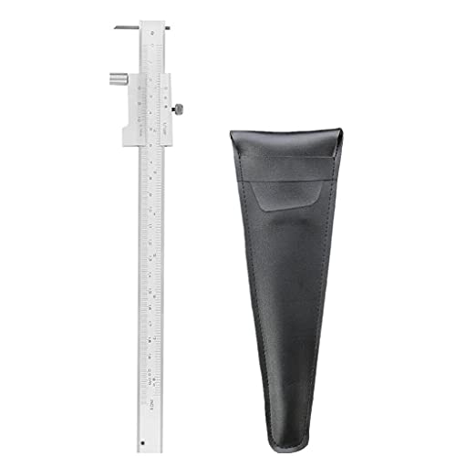 Messschieber, Markierungsmessschieber, 0-200 mm Edelstahl-Taschenmessschieber, Parallelmarkierungen, Messschieber-Messwerkzeug, mit Feststellschraube