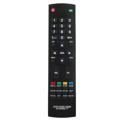 Beyution GXFA GXBD GXBM CS-90283-1T Replacement Remote Control Fit for Sanyo LCD TV MC42NS00 DP55441 DP40142 DP24E14 DP42D24 DP50E44 DP55D44 DP58D34 DP65E34 DP39D14 FVD3924 FVF5044