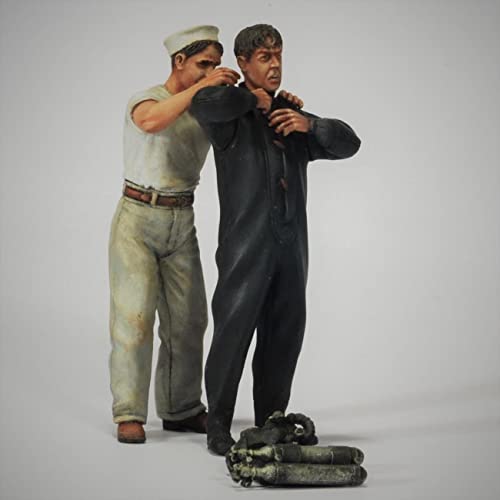 Kit de figura modelo de resina sin montar 1/35 miniatura 1