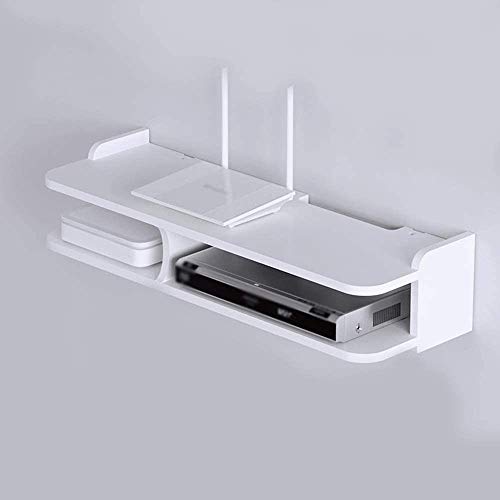 Boîte de rangement murale pour routeur et décodeur TV de salon