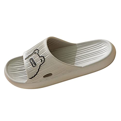 Zapatillas genéricas para mujer y hombre, sandalias de ducha, Gris 5, 43 EU