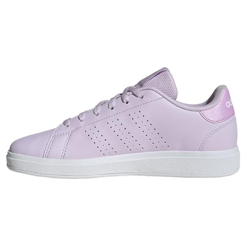 adidas Advantage Base 2.0 Kids Shoes Junior Sneakers for Unisex Children, Ice Lavender Bliss Lilac Cloud White, 4.5 UK3