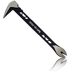1 of Spec Ops Tools Nail Puller Cats Paw Pry Bar for Prying, Demolition & Nail Pulling, High-Carbon Steel, 10 Inch