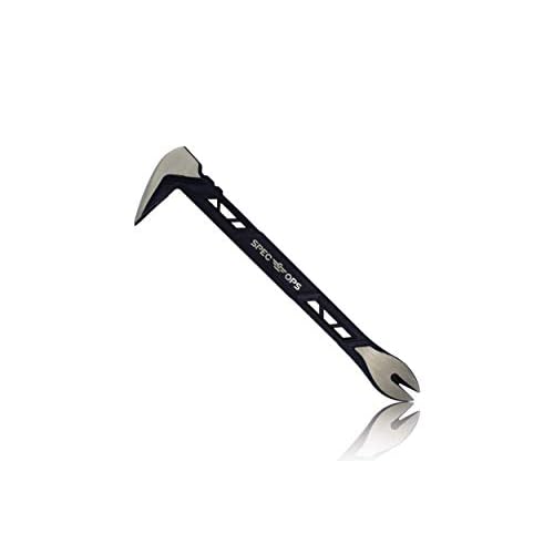 Spec Ops Tools 10″ Nail Puller Cats Paw Pry Bar, High-Carbon Steel, 3% Donated to Veterans,