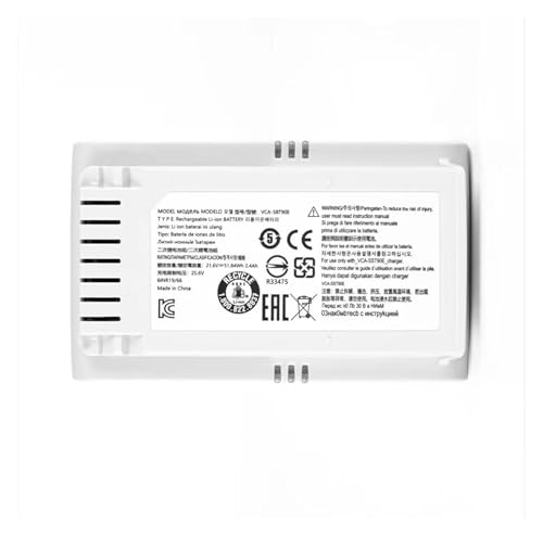 Avis sur l'Aspirateur Balai Sans Fil Samsung VS15T7031R1ET : Performance et Puissance 9 Batterie de remplacement 21,6 V 2400 mAh, compatible avec l'aspirateur