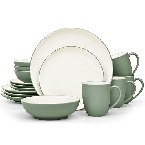 Noritake Colorwave Green 16-Piece Coupe Set,...
