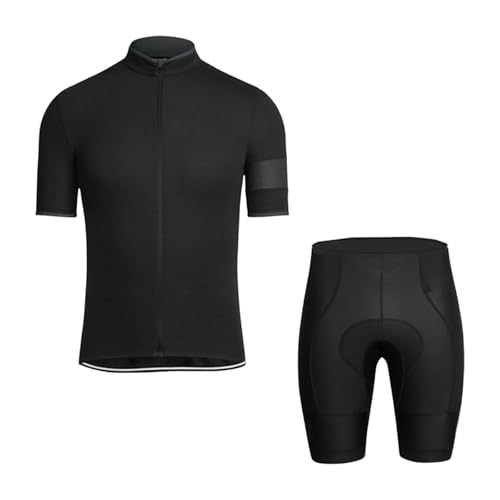 Maillot de cyclisme homme avec cuissard de vélo de route compression d'été