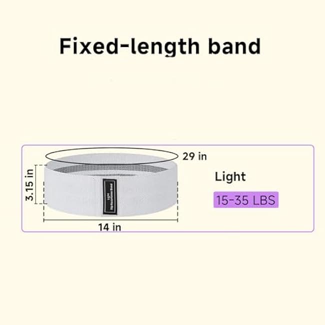 Resistance Bands, Fabric Workout Bands for Women & Men