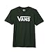 Vans Unisex-Adult Classic Drop V Short-Sleeve T-Shirt | Graphic Tee, Regular Fit, 100% Cotton Fabric, Durable Construction Forest