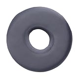 rockible Almohada para perforar las orejas para quienes duermen de lado. Protector auditivo para sala de estar, Redondo Gris