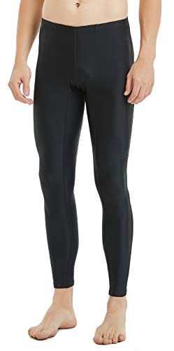 Ubestyle Upf 50+ Men's Active Surfing Water Leggings Swim Tights Sun Protective (U3006Blackm) #TOP1