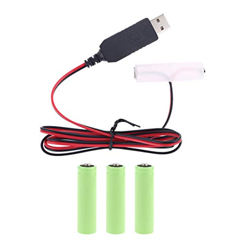 Battery Eliminator Adjustable Power Adapter 1.5V AAA Battery for Christmas Led