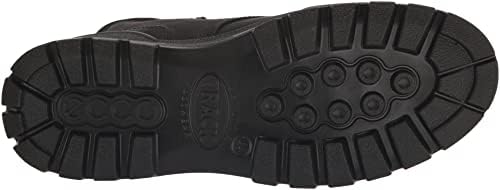 ECCO Men's Track 25 Waterproof Plain Toe Tie Hiking Boot, Black Nubuck, 10-10.5 | Image 3