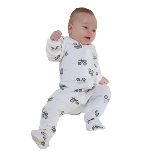 Image of DDY Baby Girl Boy Snowsuit 0-3 Months Down Jacket Hooded Romper Jumpsuit Infant Onesie Winter Outwear Grey