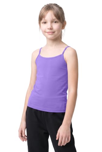 Image of Kurve Girl's Sleeveless Tank Top - Stretch Undershirts Cami Camisole, UV Protective Fabric, Rated UPF 50+ (Made in USA)