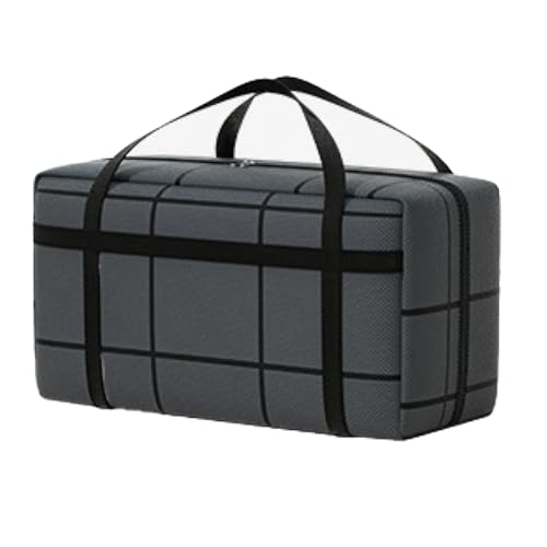 Jrudjsnhhty Bolsa de Almacenamiento de Edredón de Ropa de Gran Capacidad Bolsa de Almacenamiento Móvil Bolsa de Equipaje Portátil A Prueba de Polvo 90L