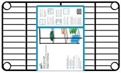 Honey-Can-Do SHF250B1424 Steel Wire Shelf in packaging