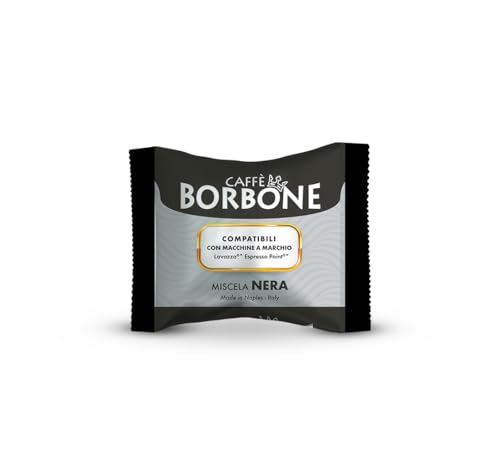 200 Cialde Capsule Compatibili Espresso Point Caffe' Borbone Miscela Nera